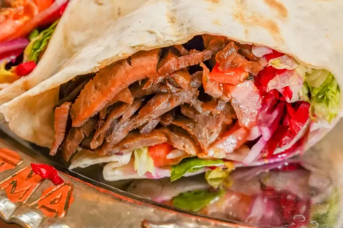 BEEF DONER WRAP