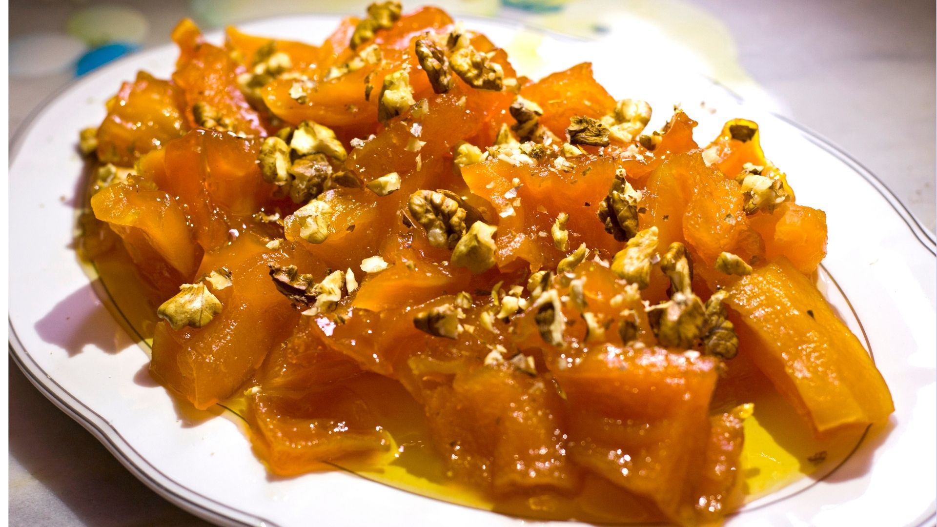 pumpkin dessert on plate