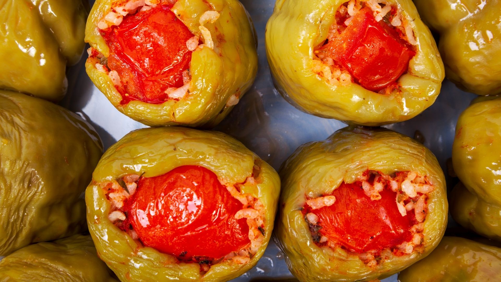 Stuffed Peppers with tomato