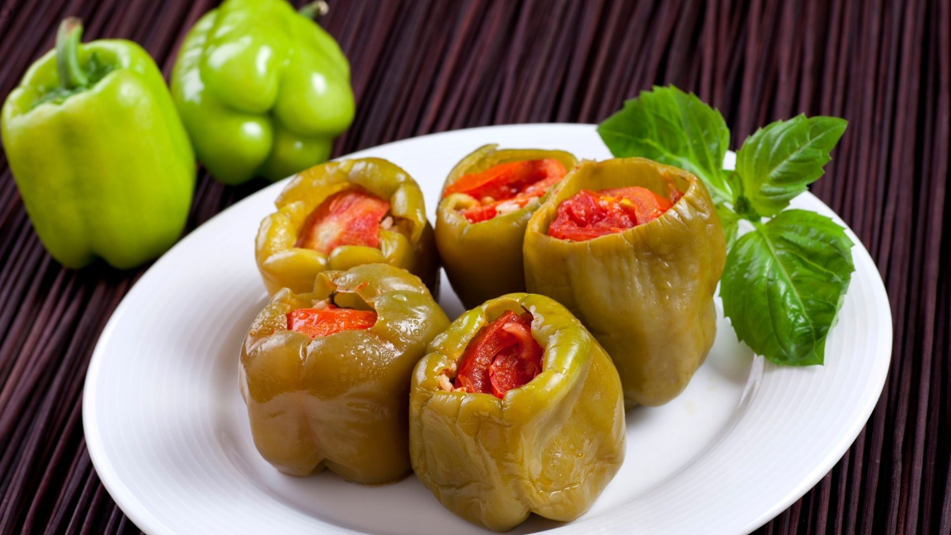 Biber Dolması Stuffed Peppers